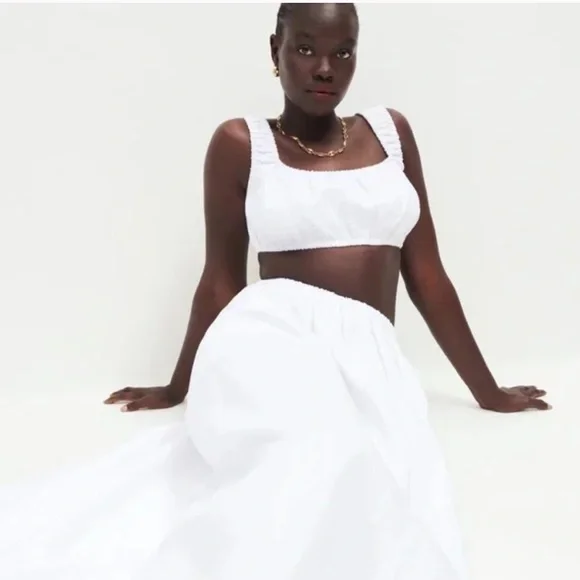 Reformation Tops Nwt Reformation Suki Linen Crop Top Size Xs